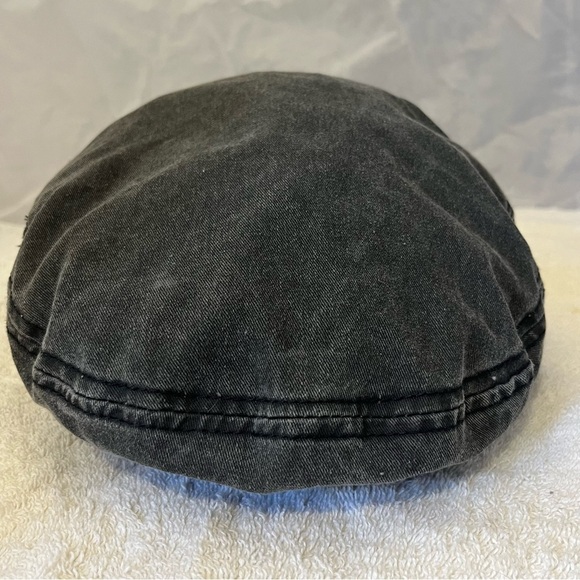 David and Young Gray Denim Cap with Black Trim - Picture 9 of 15